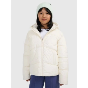 Dievčenská páperová bunda so syntetickou výplňou 4F 4FJRAW25TDJAF0825-10S
