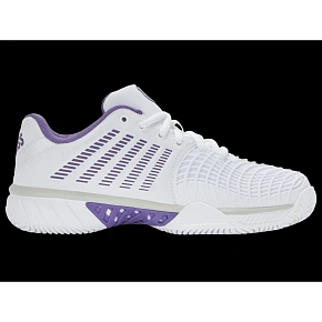 Tenisky K-swiss EXPRESS LIGHT 3 HB WHITE/PURPLE HAZE/LUNAR ROCK-M (98563-160-M)