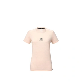 Dámske tričko MILLET Ubic Wool Ts Ss W, svetloružové Dámske tričko MILLET Ubic Wool Ts Ss W, svetloružové