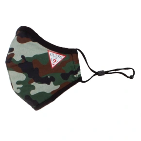 Bavlnená unisex rúško W0YZ17WDXC0-P1CM maskáčová - Guess
