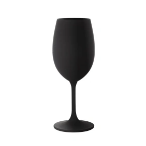 Čierny pohár na víno 350 ml - 6 balení