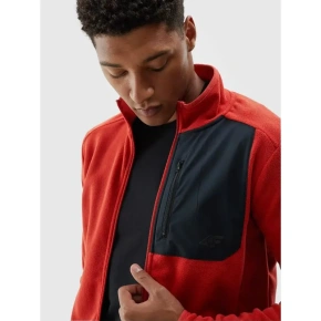 Fleecová mikina 4F M 4FWAW24TFLEM250-70S pánska Fleecová mikina 4F M 4FWAW24TFLEM250-70S pánska