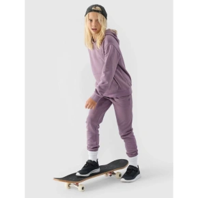 Dievčenská mikina bez prúžkov s kapucňou 4F Junior 4FJWMM00TSWSF1316-51S Dievčenská mikina bez prúžkov s kapucňou 4F Junior 4FJWMM00TSWSF1316-51S