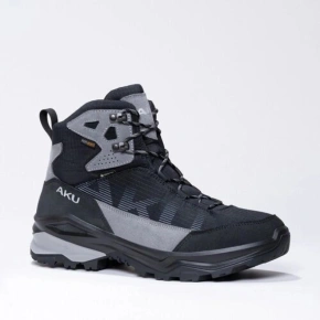 Aku pánska treková športová obuv Adapta Gore-tex kožená šedá čierna