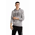 O'neill sports pánska klokanka s kapucňou Triple grey fashion men's