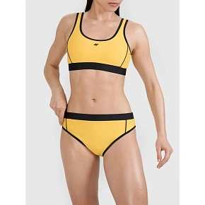 Dámske bikiny so stredne vysokým pásom 4F 4FWSS25UBKBF078-71S
