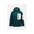 Pánska péřová bunda PEAK PERFORMANCE M Helium Utility Down Hood Jacket, zelená farba