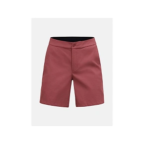 Dámske šortky PEAK PERFORMANCE W Player Shorts, červené Dámske šortky PEAK PERFORMANCE W Player Shorts, červené