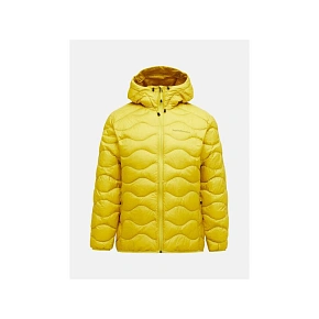 Pánska péřová bunda PEAK PERFORMANCE M Helium Down Hood Jacket, žltá Pánska péřová bunda PEAK PERFORMANCE M Helium Down Hood Jacket, žltá