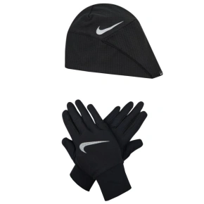 Súprava bežeckej čiapky a rukavíc Nike Wmns Essential N1000595-082 Súprava bežeckej čiapky a rukavíc Nike Wmns Essential N1000595-082