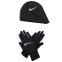 Súprava bežeckej čiapky a rukavíc Nike Wmns Essential N1000595-082