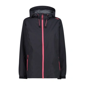 Dámska bunda do dažďa CMP Fix Hood Black (39X6636-01UE)