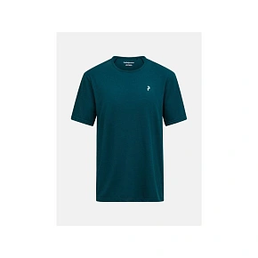 Pánske tričko PEAK PERFORMANCE M Wool-Blend Shortsleeve, zelené Pánske tričko PEAK PERFORMANCE M Wool-Blend Shortsleeve, zelené