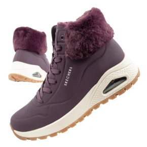 Skechers Uno Rugged dámske športové topánky zateplené topánky zimné fialové dámske
