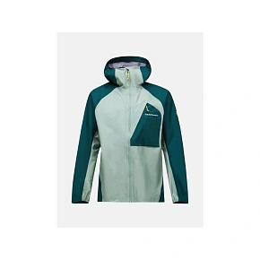 Pánska bunda PEAK PERFORMANCE M Trail Hipe 3L Shell Jacket, zelená farba Pánska bunda PEAK PERFORMANCE M Trail Hipe 3L Shell Jacket, zelená farba