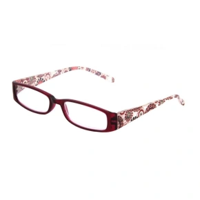 Okuliare na čítanie RFCGWE +2.50 červené +etui