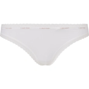 Dámske tangá Up 000QD3763E 100 White - Calvin Klein