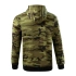 Pánska mikina bez gombíkov Camo M MLI-C1934 army - Malfini