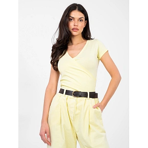 Dámske tričko RV TS 5636.03X svetložlté – Feel Good