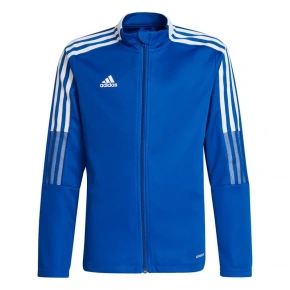 Detská futbalová mikina Tiro 21 Track GM7315 modrá - Adidas
