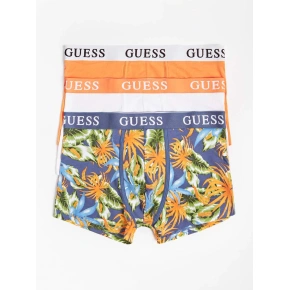 Pánske trenírky U1GG05K6YW1 P549 oranžová / modrá / biela - GUESS