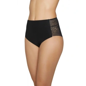 Nohavičky s vysokým pásom 19191 čierne - Ysabel Mora