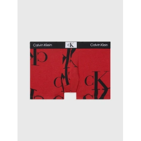 Pánske boxerky 000NB3403A GNP červené s potlačou - Calvin Klein