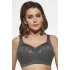 Dámska podprsenka 579 tmavo šedá - VIKI