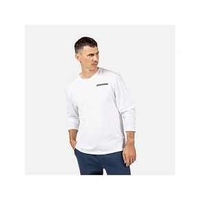 Pánske tričko ROSSIGNOL Long Sleeve Tee, biele