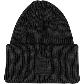 Czapka SUPER.NATURAL Krissini Beanie czarna, ONE SIZE