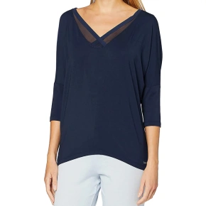 Dámske tričko s 3/4 rukávmi QS5780E - Calvin Klein Dámske tričko s 3/4 rukávmi QS5780E - Calvin Klein