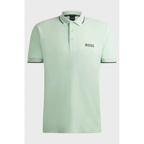 Pánska polokošeľa Boss Paddy Pro Open Green Regular Fit Green (50469102-388)