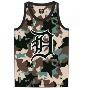 Tričko 47 Značka Detroit Tigers M 654812 muži Tričko 47 Značka Detroit Tigers M 654812 muži