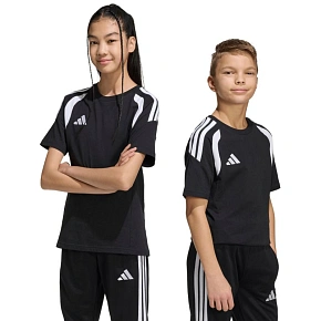 Tiro 26 League Tee detské tričko čierne JY7226 Tiro 26 League Tee detské tričko čierne JY7226