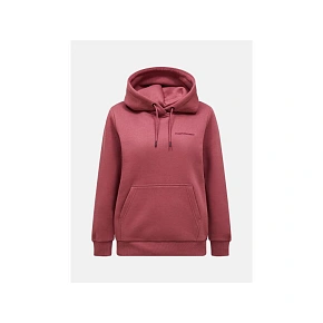Dámska mikina PEAK PERFORMANCE W Original Small Logo Hood, červená Dámska mikina PEAK PERFORMANCE W Original Small Logo Hood, červená