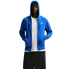 Pánska mikina Nike Club BB FZ Hoodie, modrá, FN3861, veľkosť 480 M