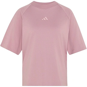 Dámske tričko adidas Kit Small Logo v pudrovo ružovej farbe KT0296