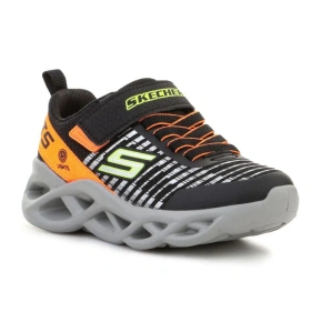 Topánky Skechers S Lights Jr 401650L-BKOR