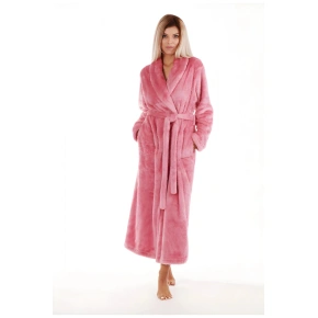 Dámsky župan LILLY extra so šálovým golierom 2120 3352 staroružový - Vestis