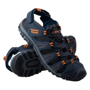 Pánske sandále Tiore M 92800307489 Tmavo modré s oranžovou - Hi-Tec