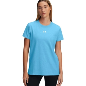 Tričko Under Armour Rival Core SS W 1383648 453 Tričko Under Armour Rival Core SS W 1383648 453