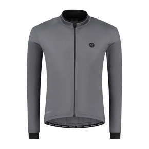 Rogelli ESSENTIAL dres s dlhým rukávom graphite 2XL Rogelli ESSENTIAL dres s dlhým rukávom graphite 2XL