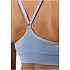 Biustonosz damski ODLO Padded Seamless Soft 2.0 Sport Bra niebieski
