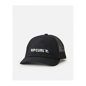 Čiapka s kšiltom RIP CURL Brand Icon Trucker, čierna Čiapka s kšiltom RIP CURL Brand Icon Trucker, čierna