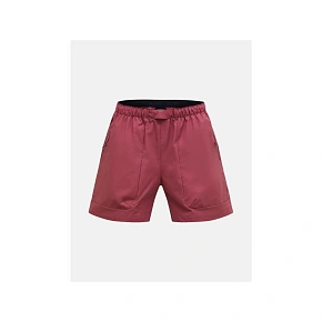 Dámske šortky PEAK PERFORMANCE W Outdoor Cargo Shorts, červené Dámske šortky PEAK PERFORMANCE W Outdoor Cargo Shorts, červené