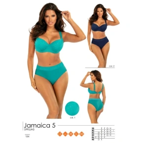 Dámske dvojdielne plavky S995JA5 2 Jamaica 5 tmavo modrá - Self