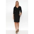 Dámske šaty M779 Čierna - Makadamia
