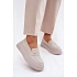 Dámske kožené poltopánky 93218 beige - Vinceza