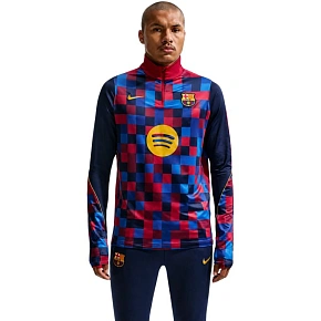 Pánske tričko Nike FC Barcelona Strike Home modro-červené IQ1301 621 Pánske tričko Nike FC Barcelona Strike Home modro-červené IQ1301 621