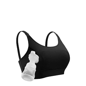 Kojacie podprsenka Momcozy typu „hands-free“, čierna, veľkosť 2XL Kojacie podprsenka Momcozy typu „hands-free“, čierna, veľkosť 2XL